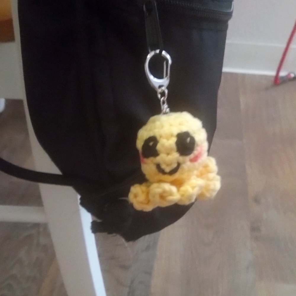 🐙 Octopus Keychain. Handmade Crochet Amigurumi.🧶